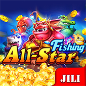 All Star Fishing cover art with star fish theme