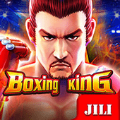 Boxing King slot cover art with championship belt theme