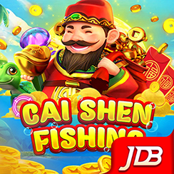 Cai Shen Fishing cover art with golden fortune fish theme