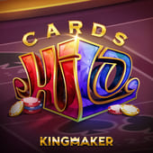 Cards Hi Lo cover art with higher or lower card theme