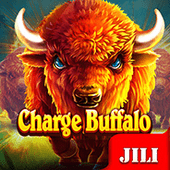 Charge Buffalo slot cover art with prairie wildlife theme
