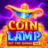 Coin Lamp slot cover art with glowing lamp theme