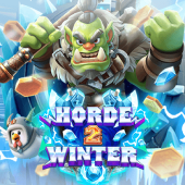 Horde 2 Winter slot cover art with frost battle theme