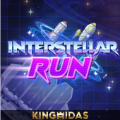 Interstellar Run cover art with space corridor theme