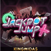 Jackpot Jump cover art with leaping coin theme