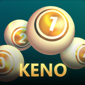 Keno cover art with numbered grid theme