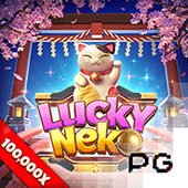 Lucky Neko slot cover art with fortune cat theme